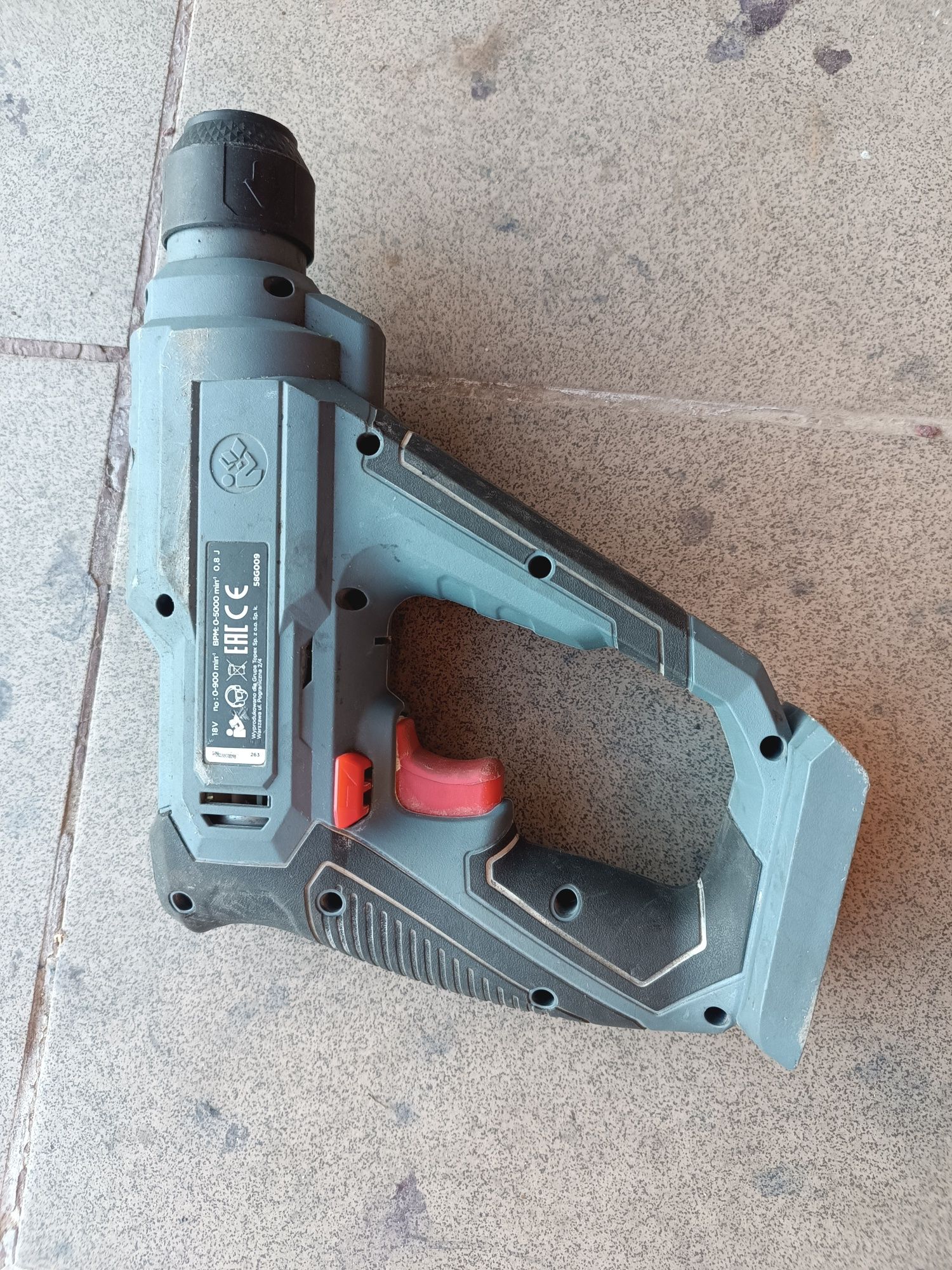 Akumulatorowa młotowiertarka 18v GRAPHITE 58G009