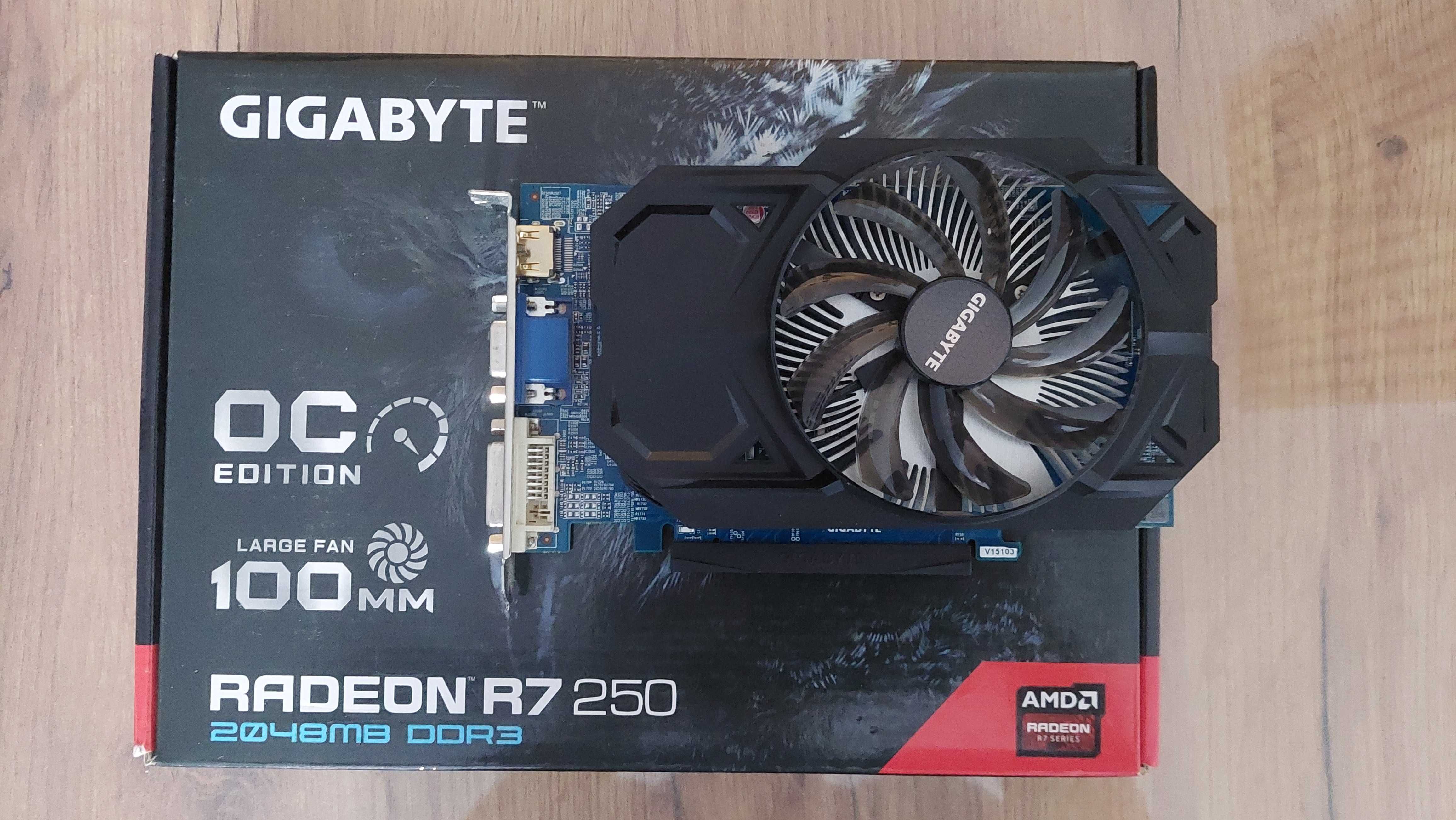 Gigabyte Radeon R7 250 OC 2GB GDDR3  box okazja hdmi/dvi/d-sub