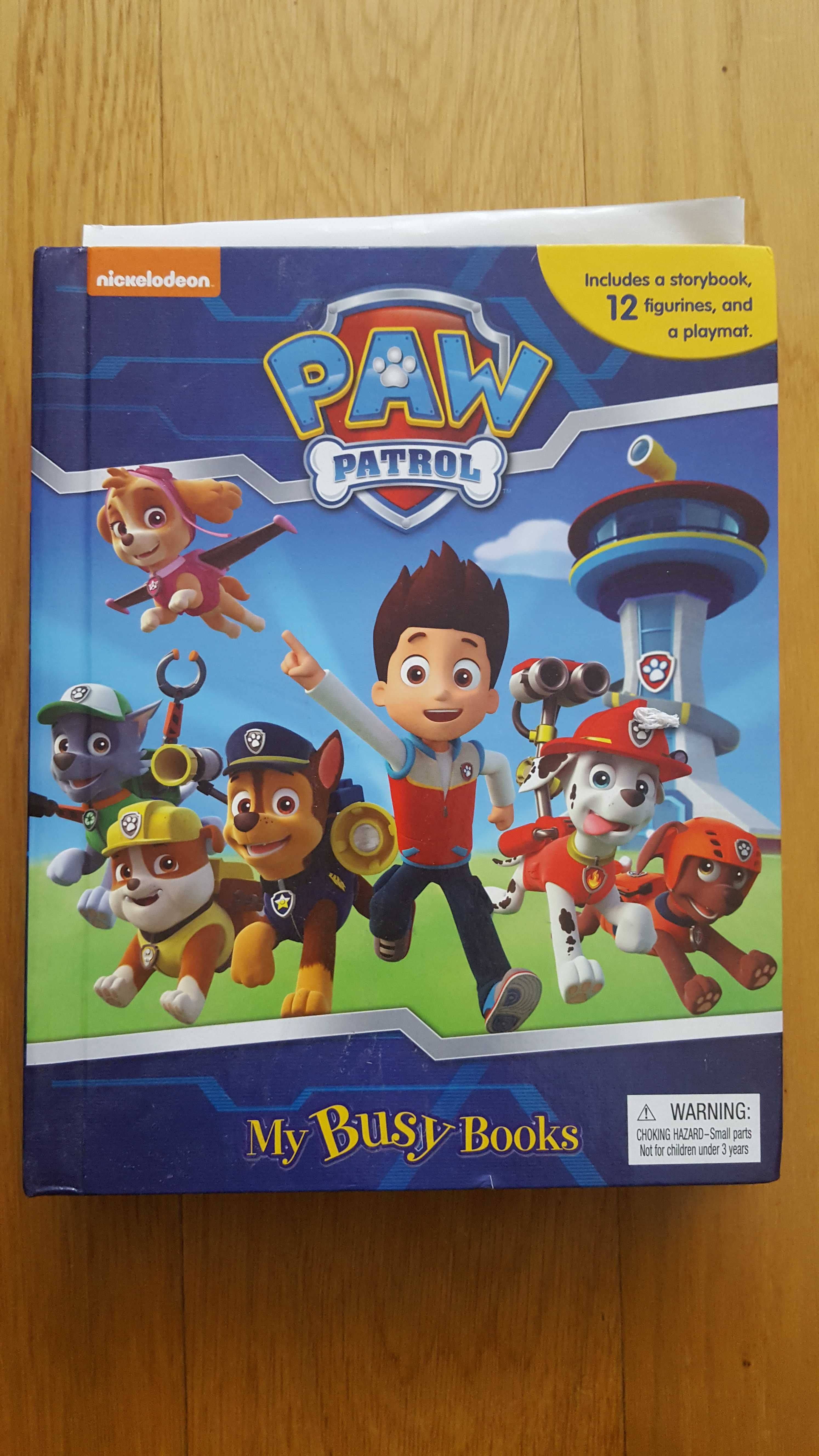 Paw Patrol książka z figurkami po angielsku