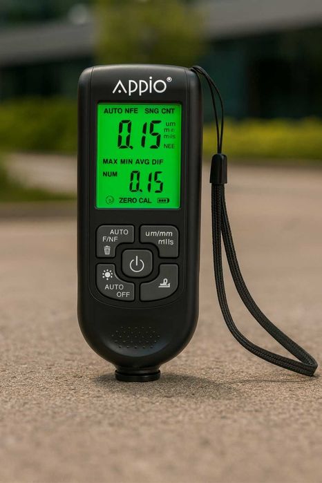 Miernik Grubości Lakieru Tester Czujnik 2000um Aluminium Stal