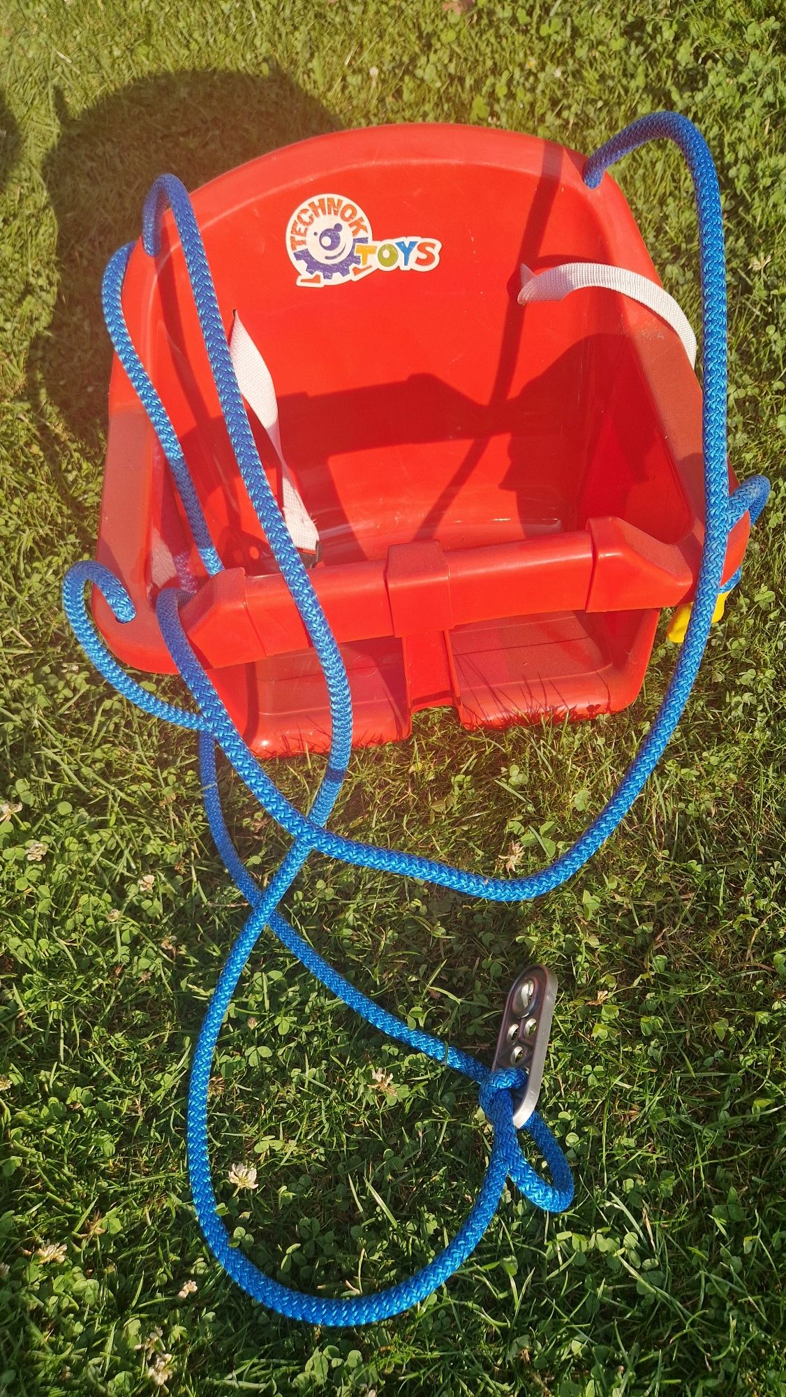 Huśtawka ogrodowa dla dziecka plastikowa