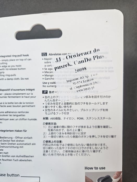 Otwieracz do puszek JOSEPH JOSEPH 20098