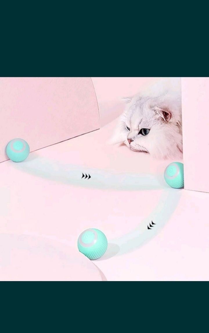 Smart м'яч-кулька іграшка для кішки з хаотичним рухом