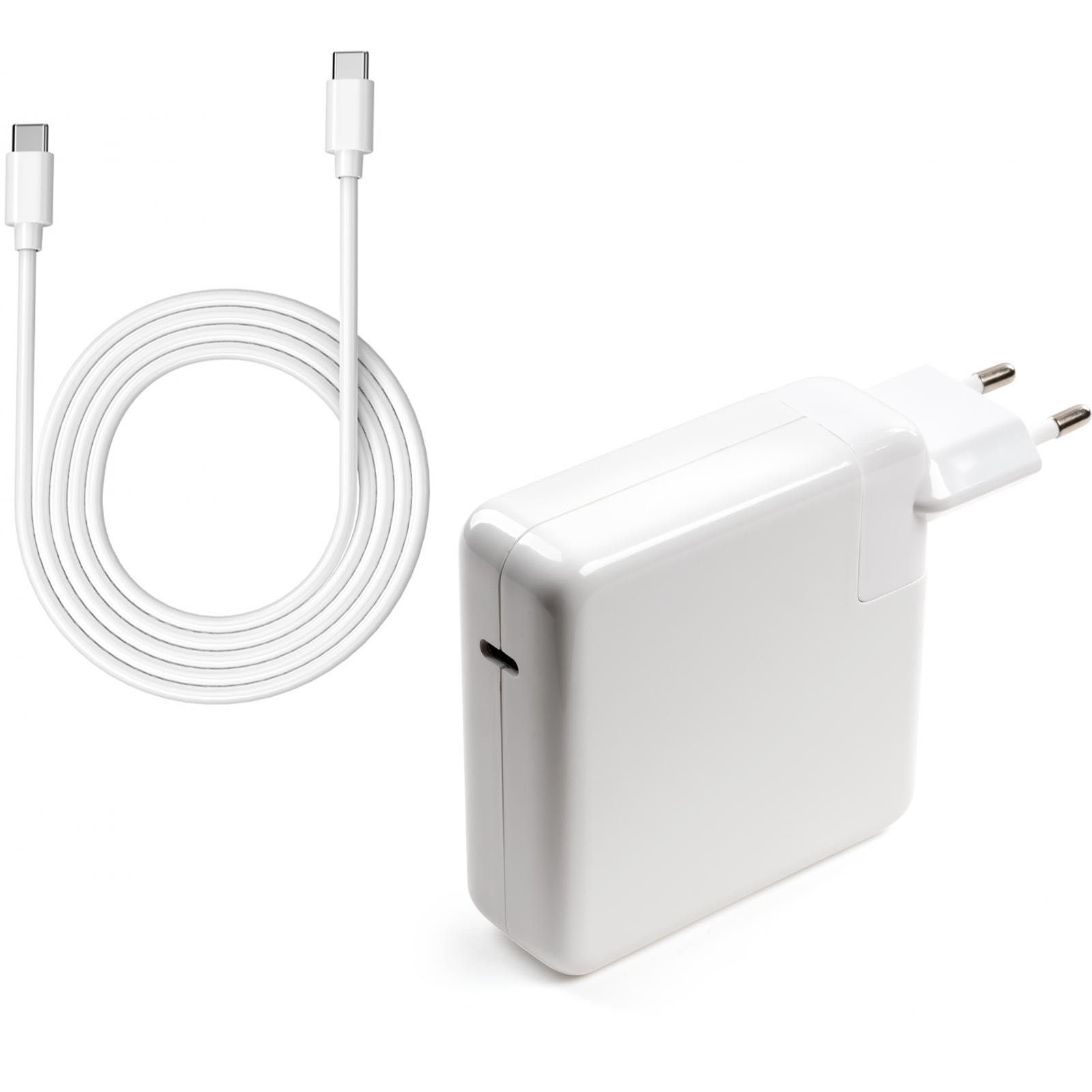 Блок живлення Vinga Apple 87W USB-C + Кабель USB-C to USB-C 2.0м 5А