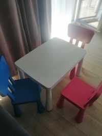 Zestaw krzesełka i stolik Mamut