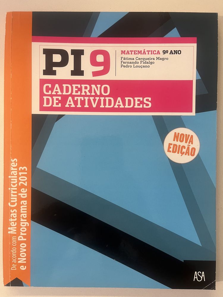 Livro de matemática - 9° ano - Fátima Cerqueira Magro ASA