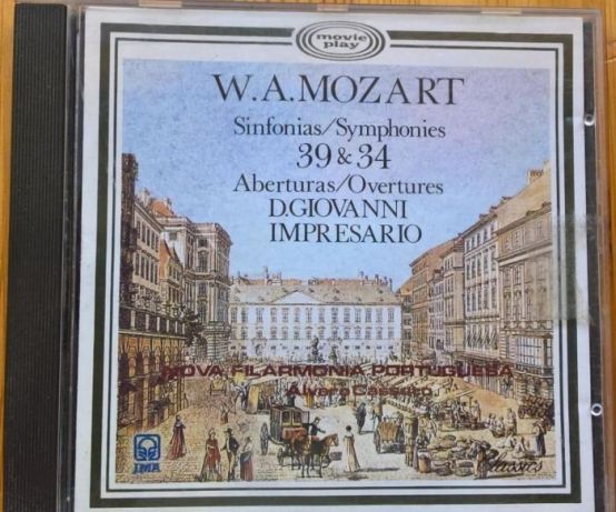 CD Mozart - Sinfonias 39 & 34