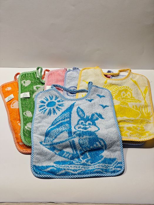 Bubabu Zestaw 6Szt Śliniaków Frotte 27X34 Cm Z Gumką