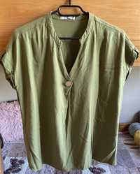 Zielona elegancka bluzka