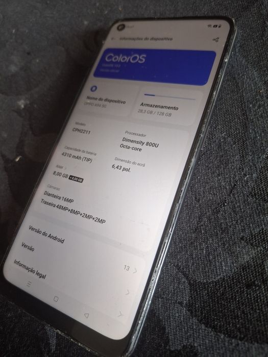 Oppo A94 5G (vendo ou troco)