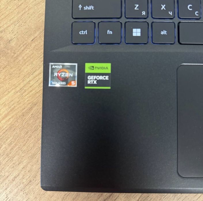 Ігровий ноутбук 2024 Acer Nitro Ryzen 5 7535HS/DDR5 32GB/RTX 3050 6GB