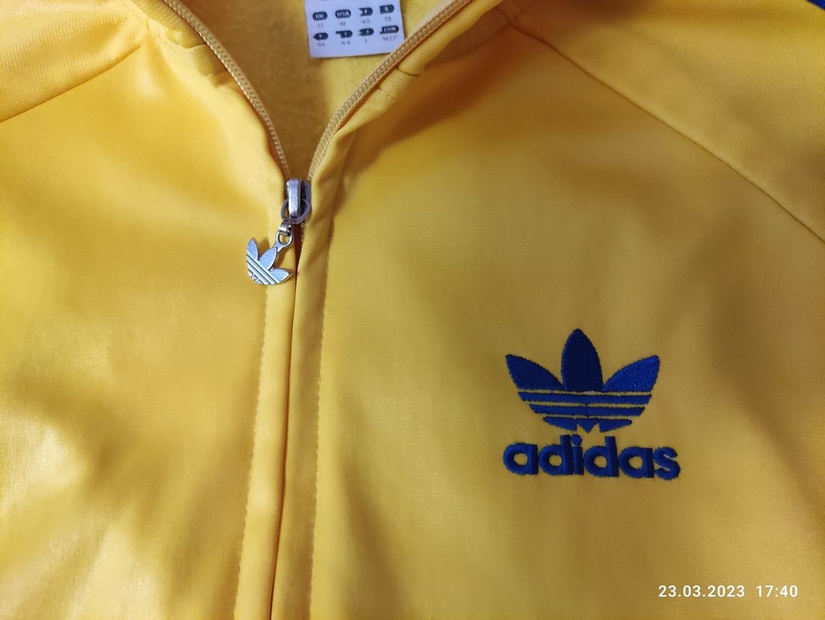 Подростковая мастерка Adidas жёлтая