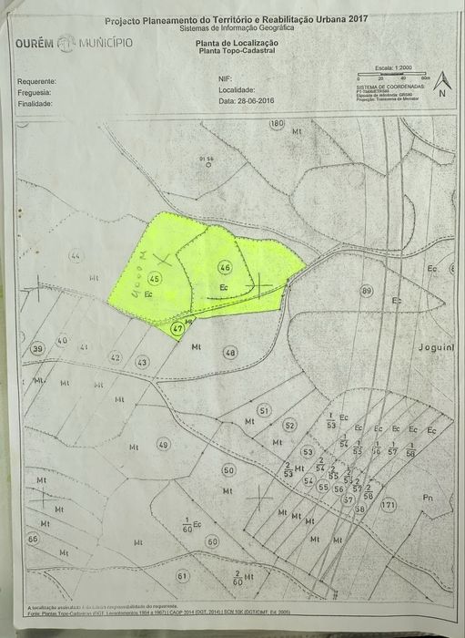 Terreno 12500m2 Moita Negra -Zona Industrial de Boleiros