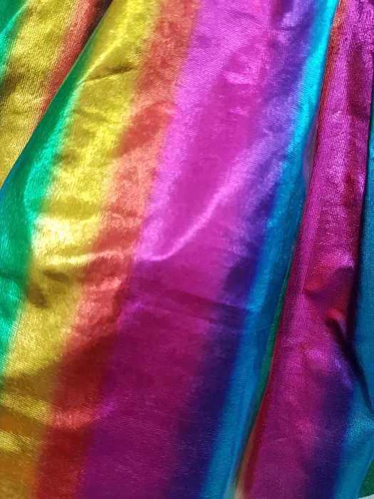 Kolorowa spódniczka przebranie Jednorożec tęcza S046