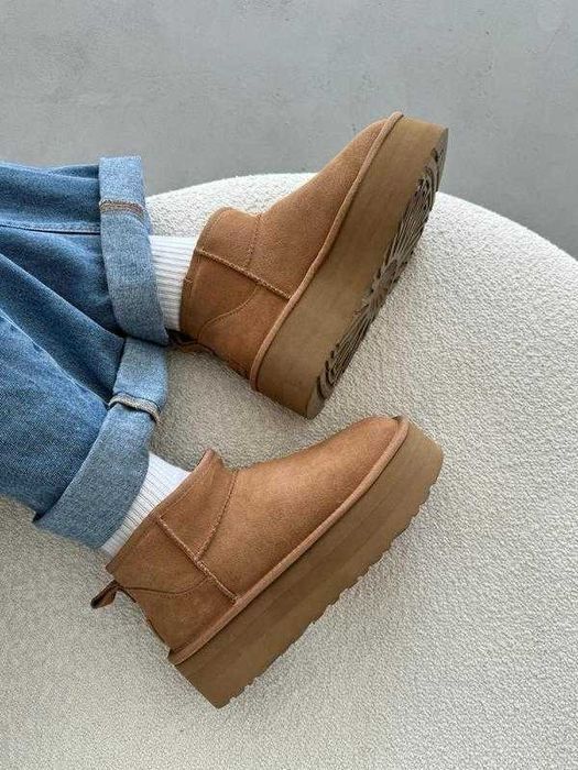 Угги/Угг/Уггі/Уги/Угі/UGG Australia Ultra Mini Platform Chestnut