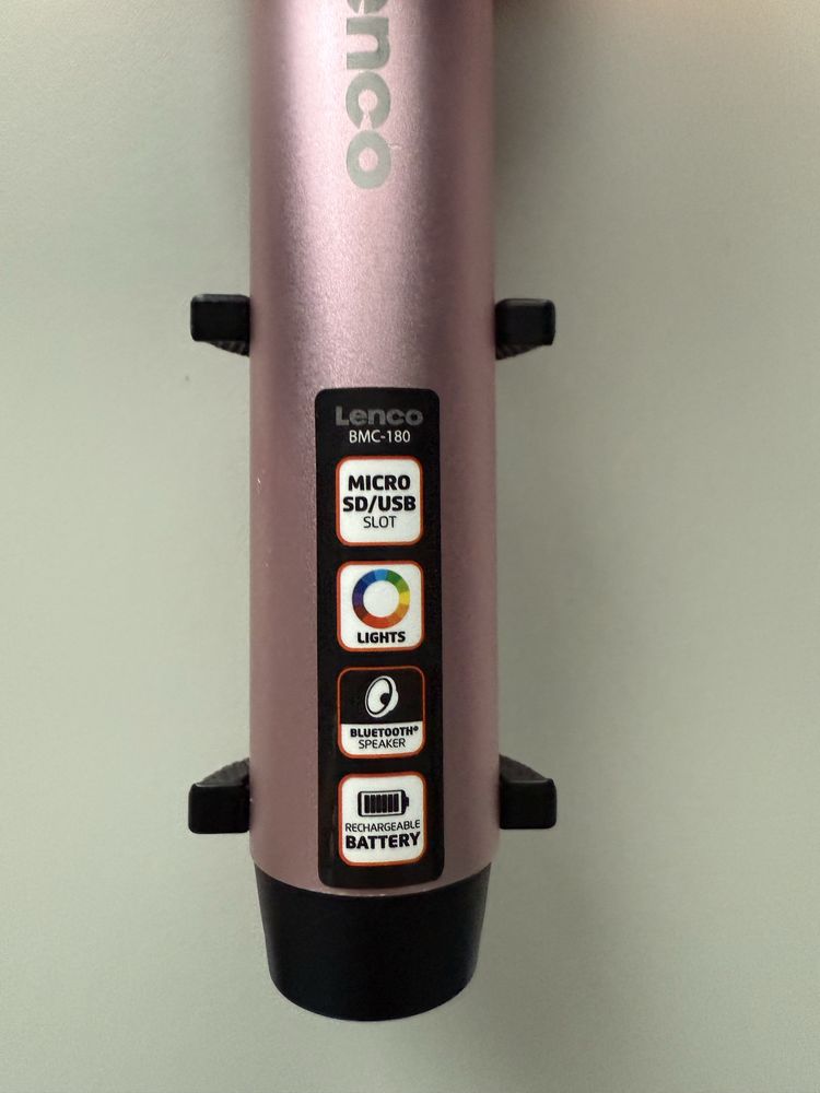 Mikrofon karaoke Lenco BMC-180BK