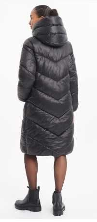 GREENPOINT nowa kurtka płaszcz pikowany oversize kaptur duża