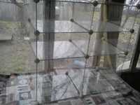 Витрина стеклянная наборная куб 40 на 40 70 грн