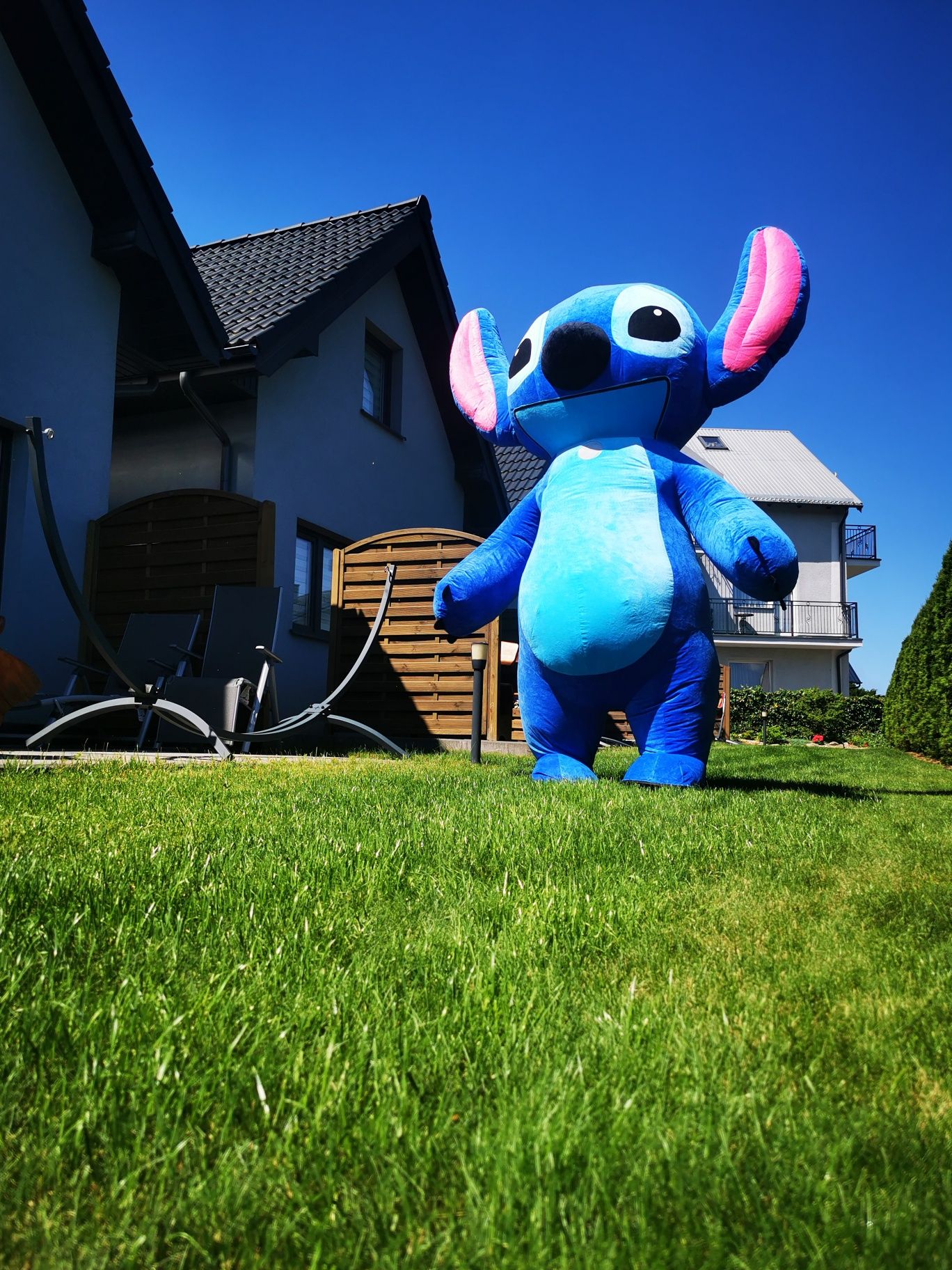 Stitch gigantyczna żywa maskotka stitcha przebranie na imprezy urodzin