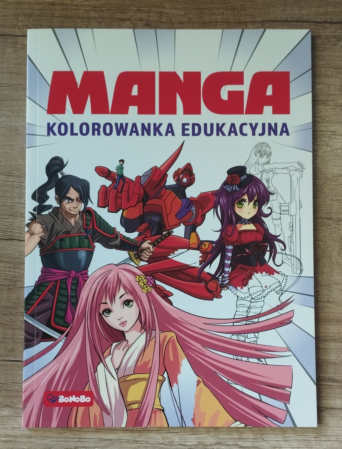 Manga. Kolorowanka edukacyjna
