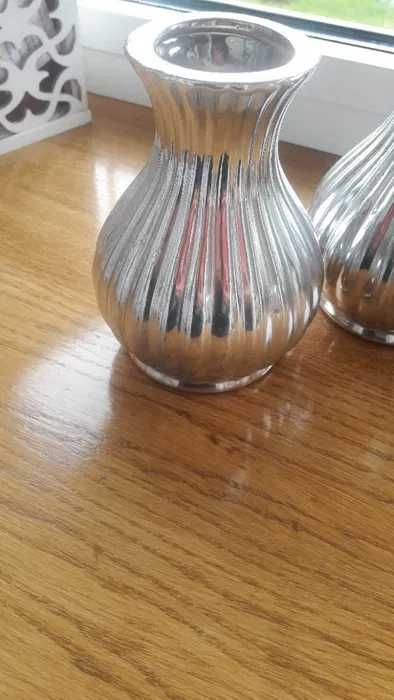 Srebrny wazonik 14 cm wazon flakonik