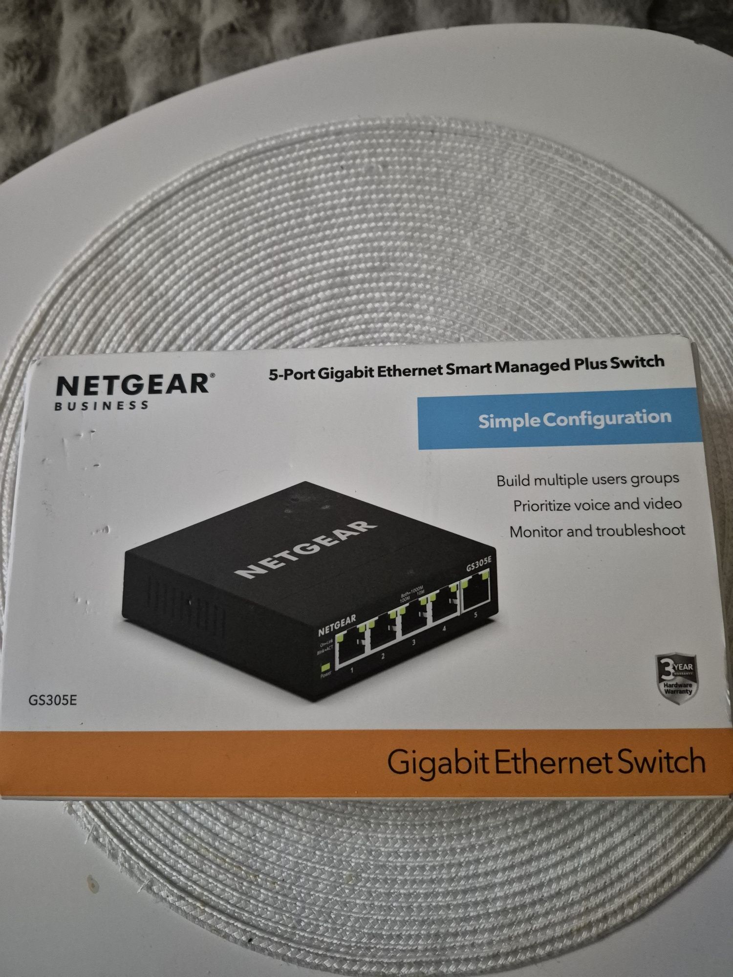 NETGEAR GS305E switch zarządzalny Gigabit Ethernet