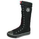 Mega Wysokie Trampki Przed Kolano Emo Gothic Rock Metal Punk 36