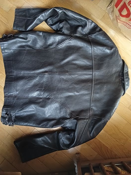 Kurtka skórzana vintage XL/XXL skóra j. ochnik pilotka bomberka