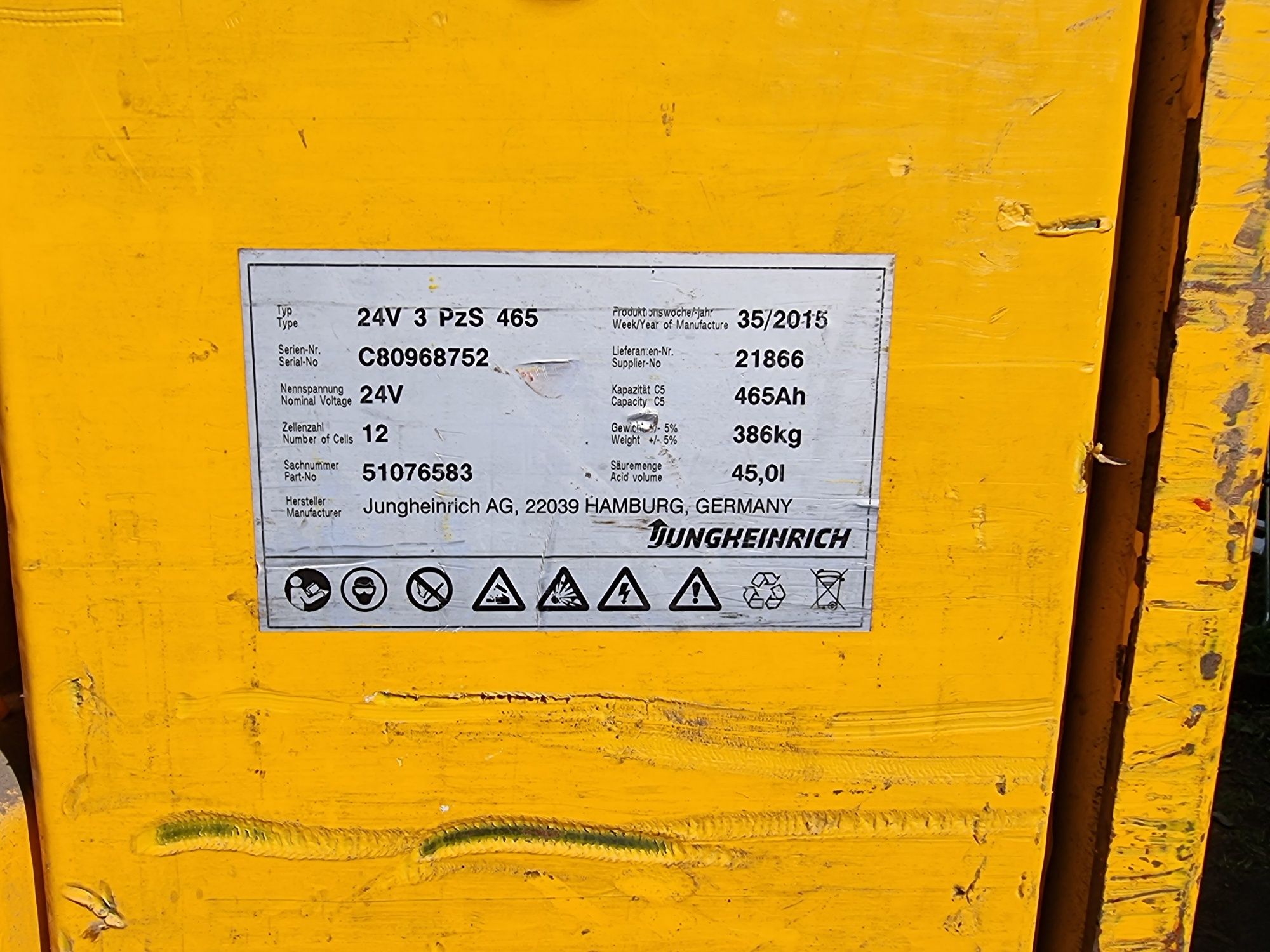 Wózek  elektryczny jungheinrich ere 225. 2015r