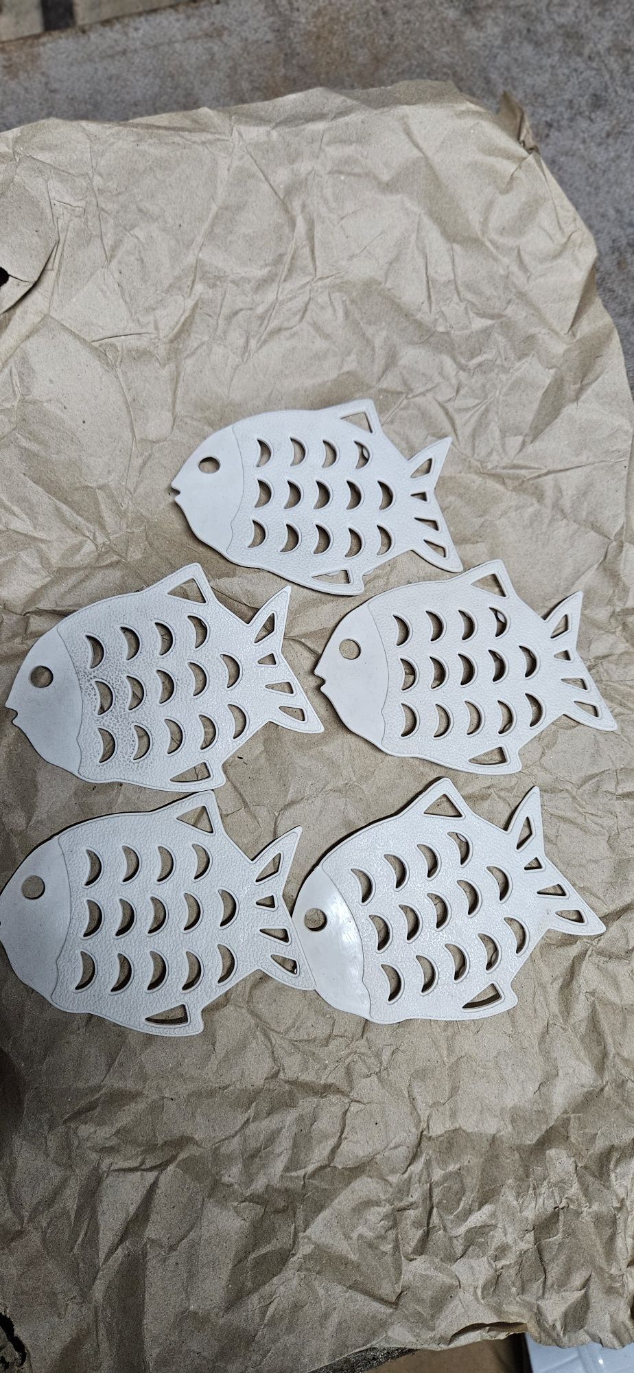 Podkładki w kształcie ryby