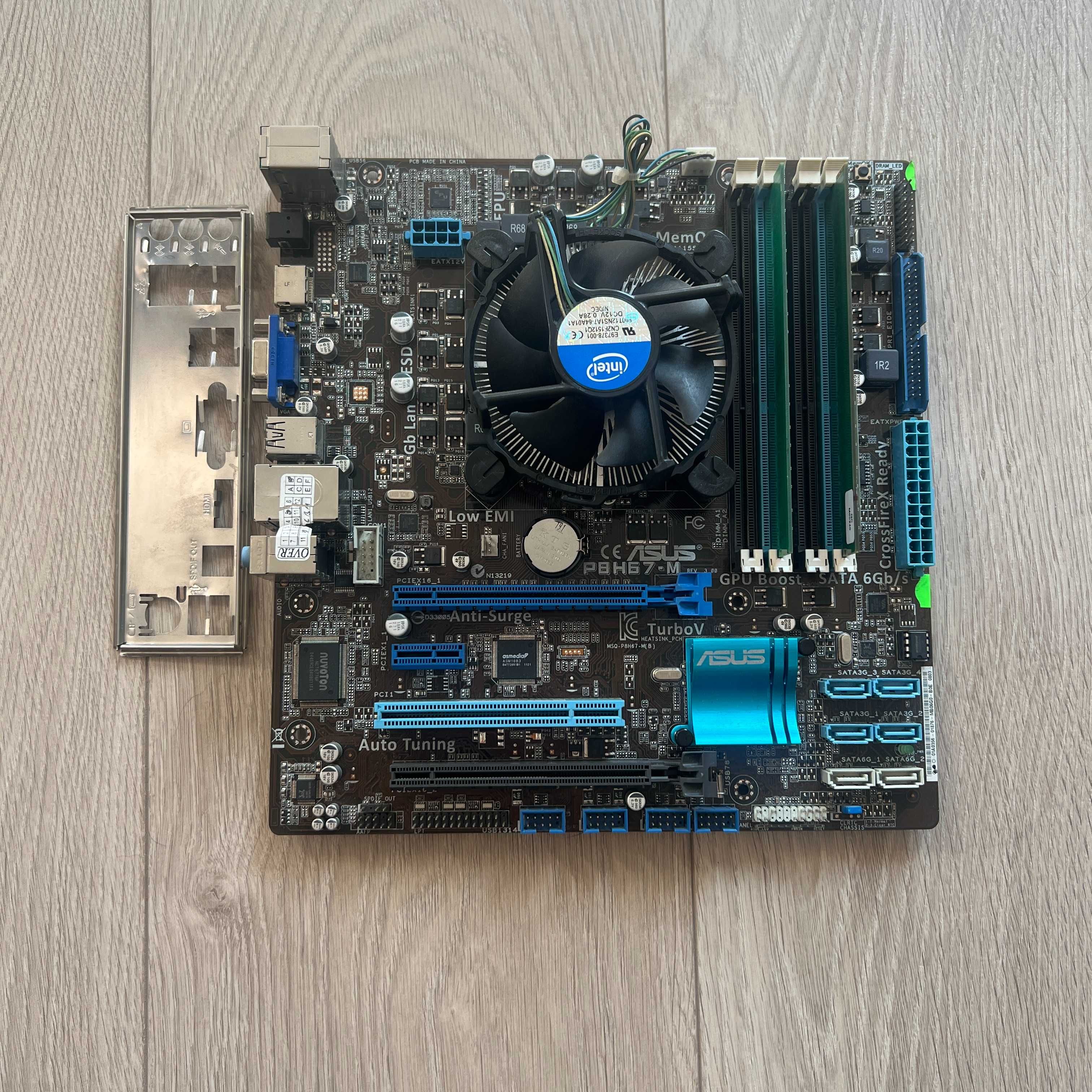 Płyta główna ASUS P8H67-M + Intel Core i5-2400 + 8GB RAM DDR3