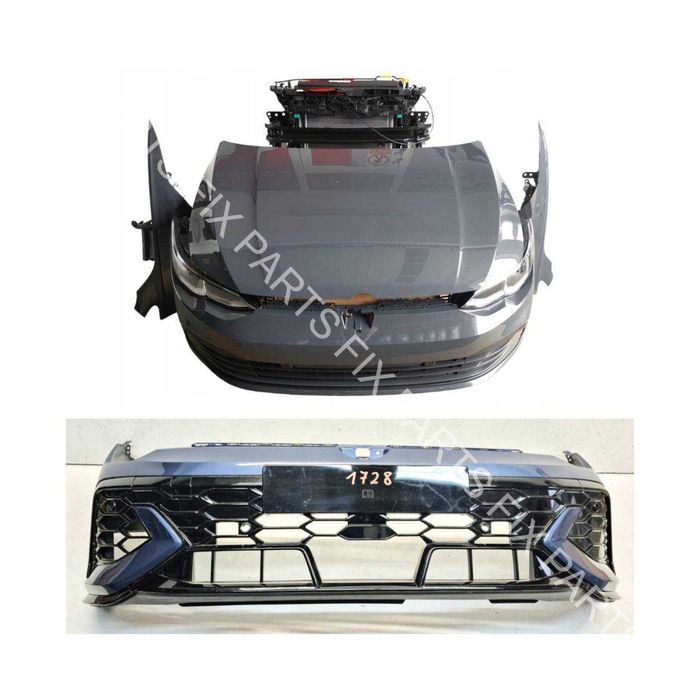 Фари VW e-Golf LED оригінал + блоки, решітка, бампер