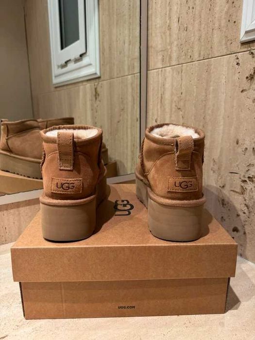 UGG Classic Ultra Mini Platform Boot Chestnut.38