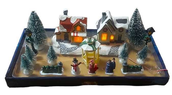 Wioska świąteczna Magic Village  Z OŚWIETLENIEM LED
