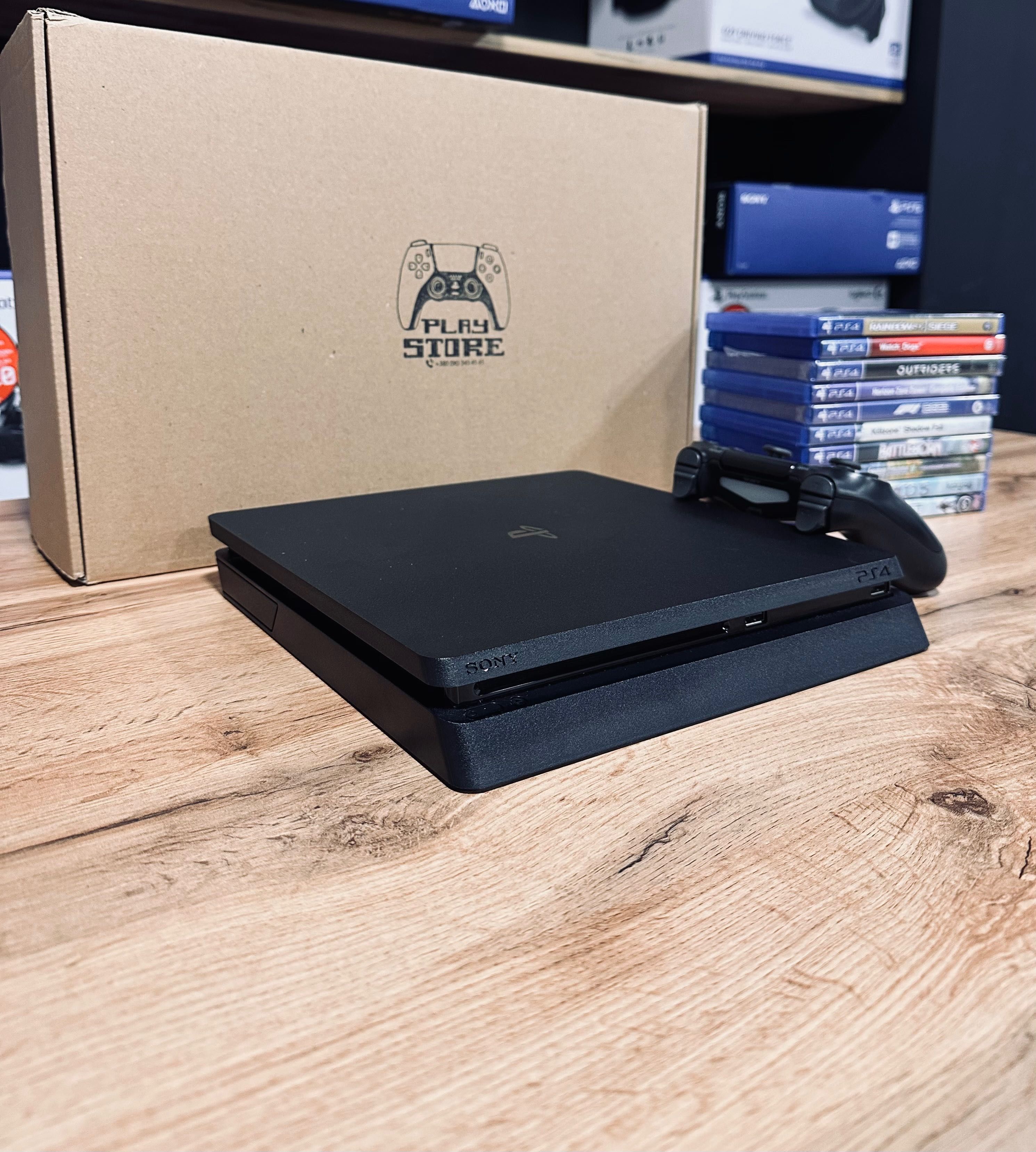 PlayStation 4 Slim 500GB + Гра на вибір! (ГАРАНТІЯ 12 МІСЯЦІВ)
