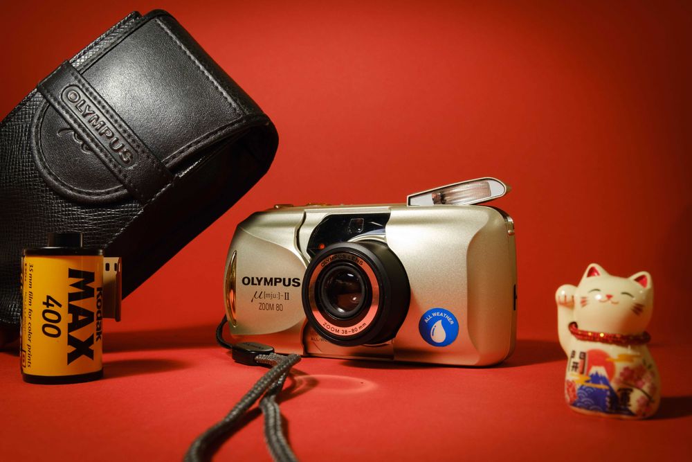 Aparat analogowy kompaktowy Olympus Mju II Zoom 80
