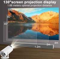 Projetor portatil 180 ° flexível - Full HD - Cinema em casa