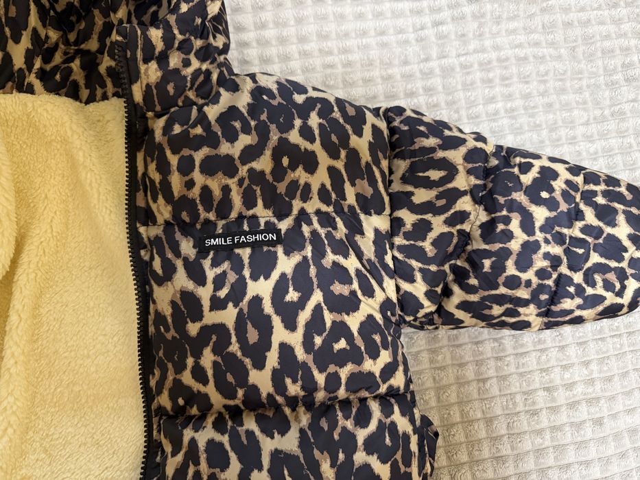 Трендова дитяча зимова куртка, підійде на 4-5 років, розмір 98/104