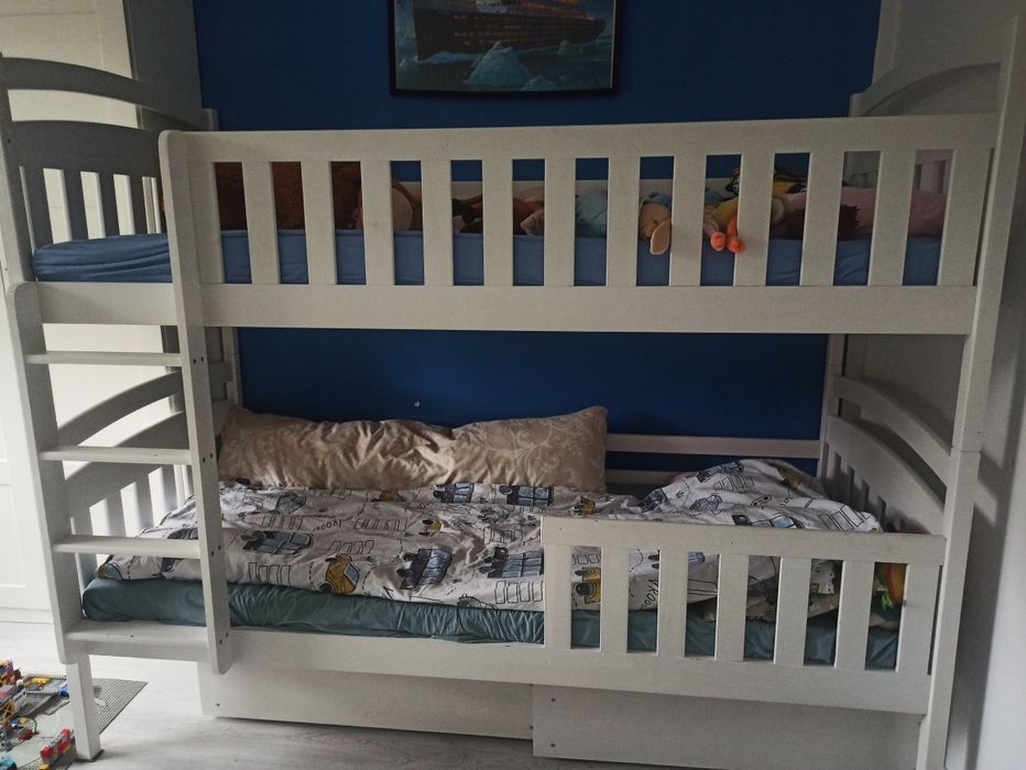 Łóżko piętrowe Agatka 2S ze stelażem