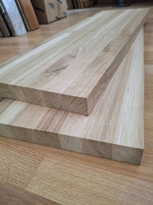 Stopnie dębowe 4cm na schody na beton