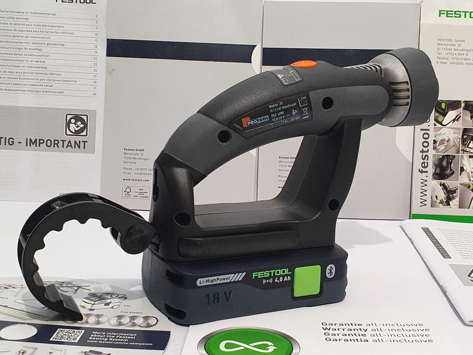 Zestaw Latarka+bateria 18v PROTOOL- FESTOOL na baterie 10,8v-12v-14,4v