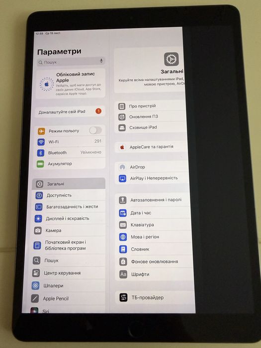 iPad Air 3 WiFi 256Gb (проблема екрану)