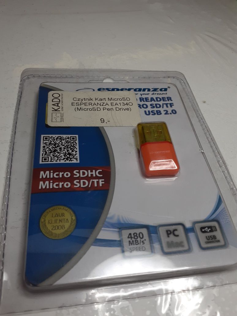 NOWY czytnik kart Micro SD/TF USB 2.0