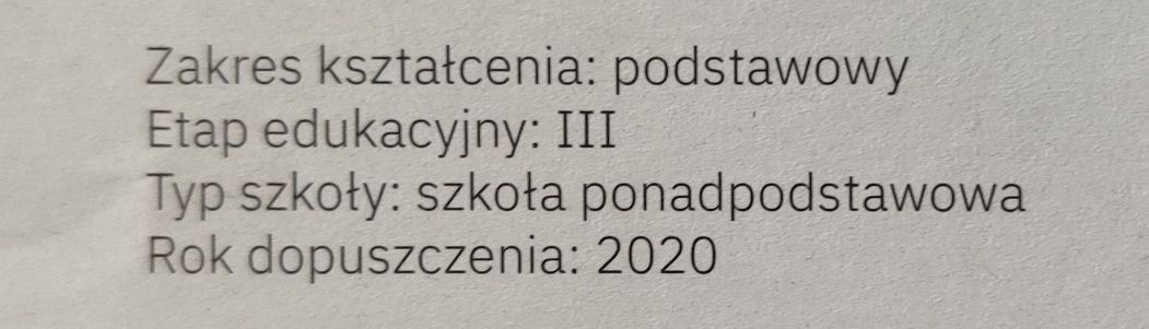 Wiedza o Społeczeństwie 2 zakres podstawowy Operon