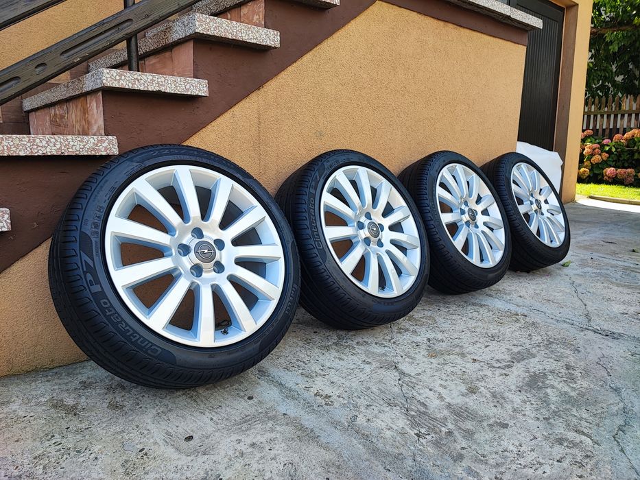 Koła Opel Felgi 5x110 Speedeline 18 cali 225 x 45 Opony Letnie Pirelli