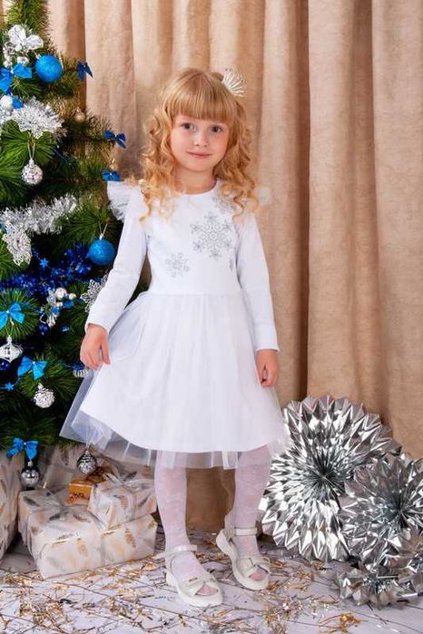 Святкова сукня "Сніжинка" 98, 104, 110, 116