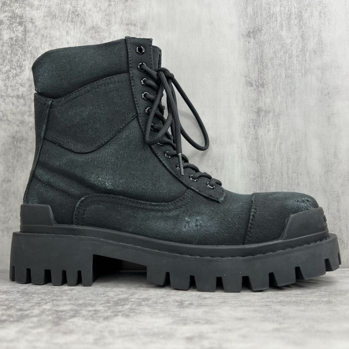 Нові Balenciaga Strike Destroy Combat Boots Black/Преміум якість!