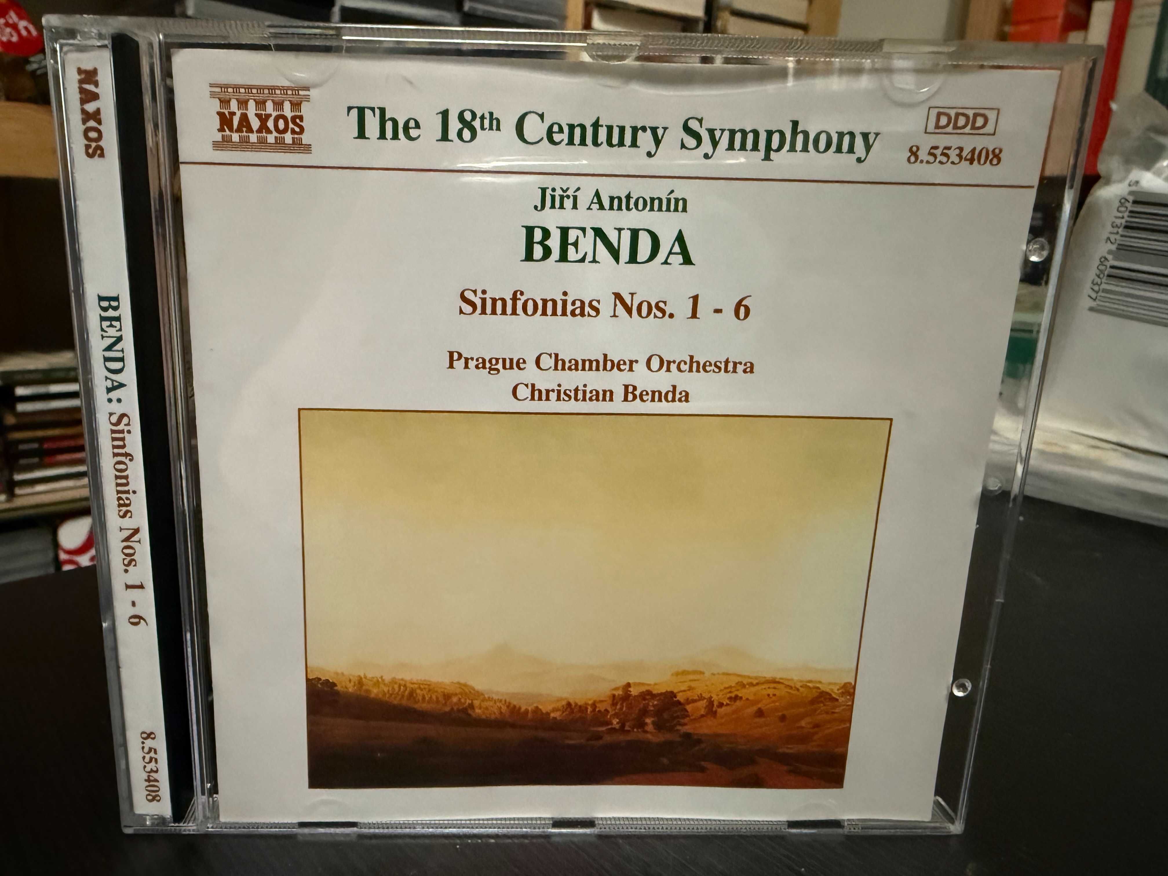 Jiří Antonín Benda – Sinfonias 1-6 – Prague C Orchest, Christian Benda