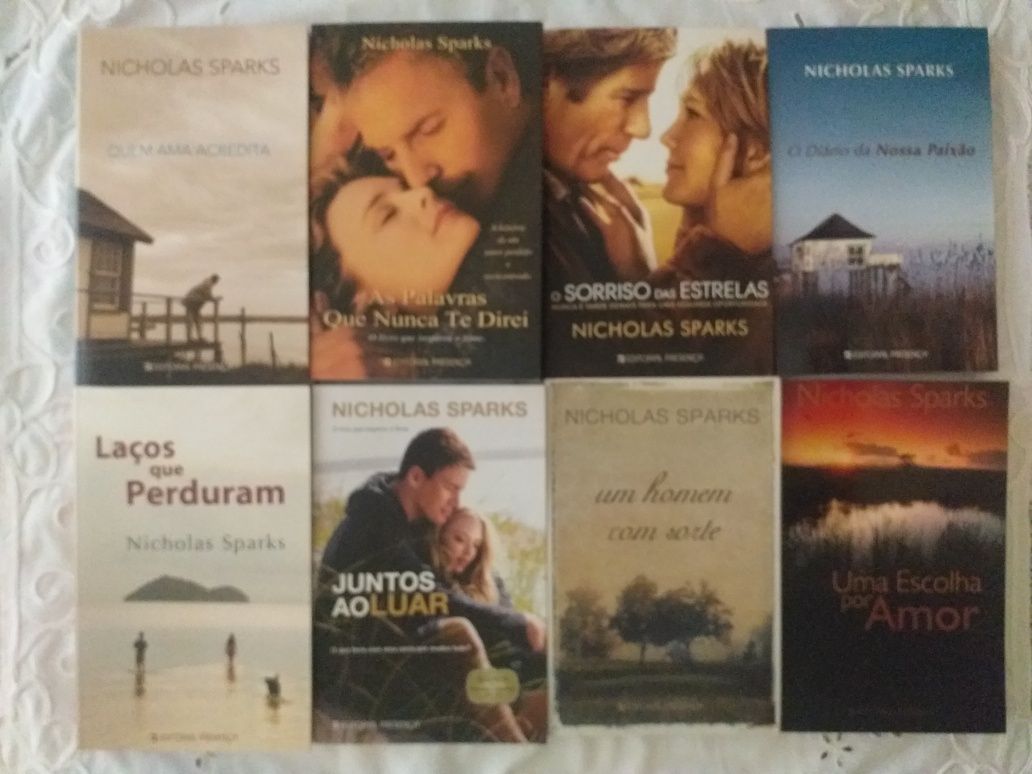 Vários livros *NICHOLAS  SPARKS *