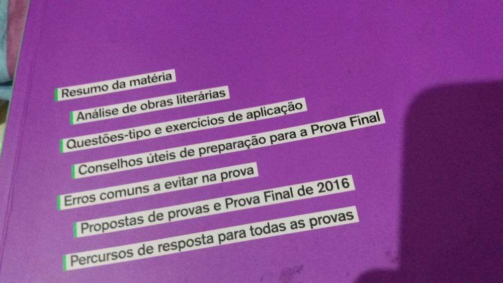Livro para exame de português do 9 ano